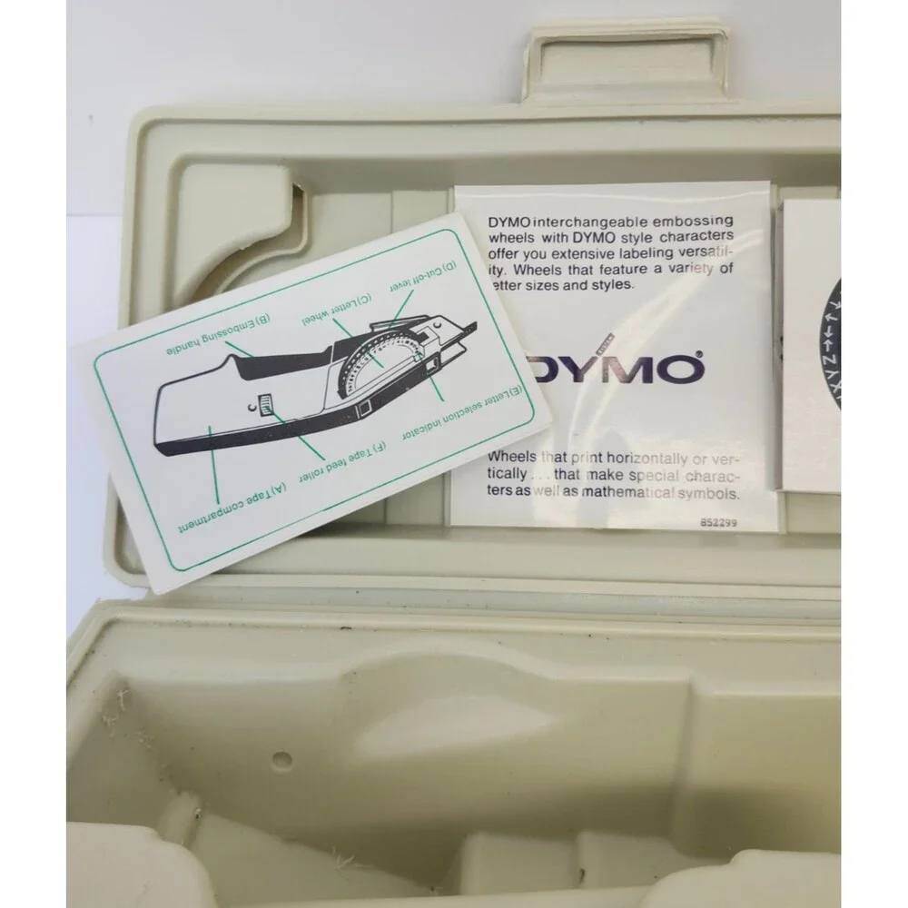 Dymo 1550 embossed